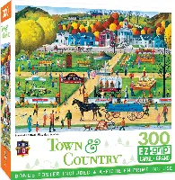 MasterPieces Town & Country Jigsaw Puzzle - Harvest Festival By Art Poulin - 300 Piece