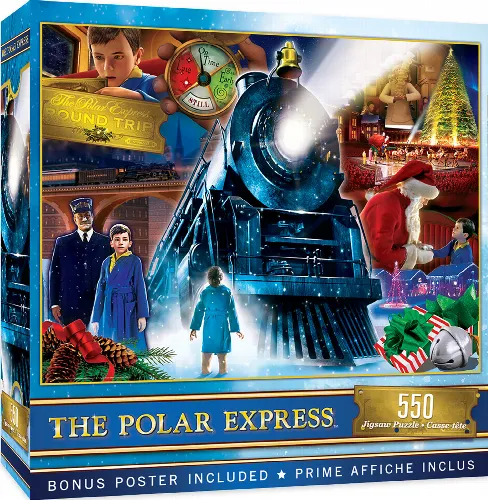 MasterPieces Polar Express Jigsaw Puzzle - Ride Christmas - 550 Piece - Image 1