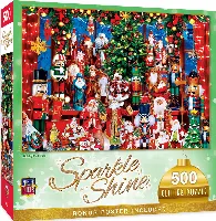 MasterPieces Holiday Glitter Christmas- Holiday Festivities - 500 Piece