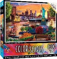 MasterPieces Colorscapes Jigsaw Puzzle - Lady Liberty Skyline - 1000 Piece