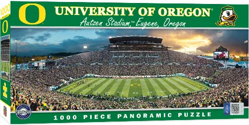 MasterPieces Stadium Panoramic Oregon Ducks Jigsaw Puzzle - Center View - 1000 Piece - Image 1