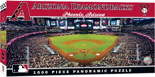 MasterPieces Stadium Panoramic Arizona Diamondbacks MLB Sports Jigsaw Puzzle - Center View - 1000 Piece - Image 1