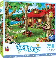 MasterPieces Lazy Days Jigsaw Puzzle - Lakeside Retreat By Alan Giana - 750 Piece