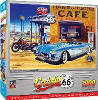 MasterPieces Cruisin' Route 66 Jigsaw Puzzle - Route 66 Cafe - 1000 Piece