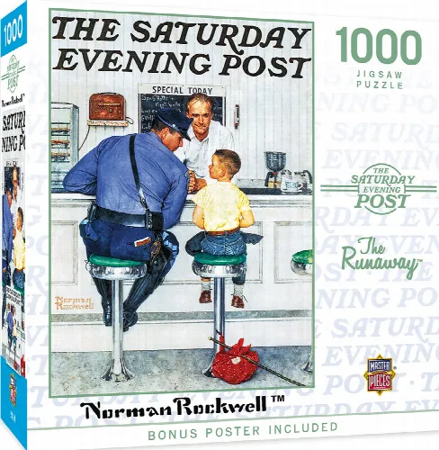 MasterPieces Saturday Evening Post Jigsaw Puzzle - The Runaway - 1000 Piece - Image 1