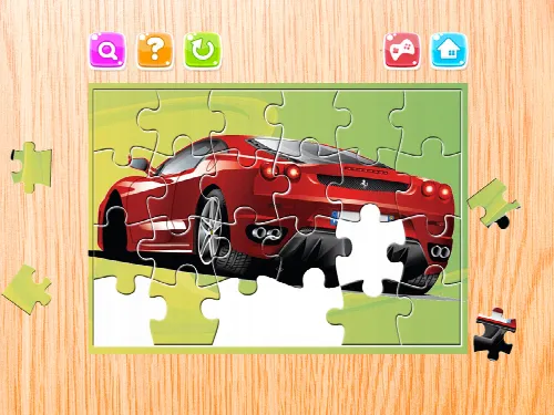 Super Car Puzzle Game Vehicle Jigsaw for kids - Image 1