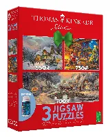 Thomas Kinkade Studios Snowy Scene Jigsaw Puzzle 3-Pack