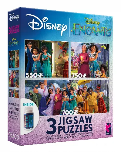 Disney's Encanto Jigsaw Puzzle 3-Pack - Image 1