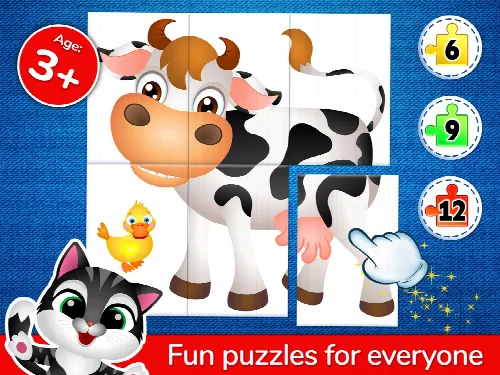 123 Kids Fun Puzzle Blue Games - Image 1