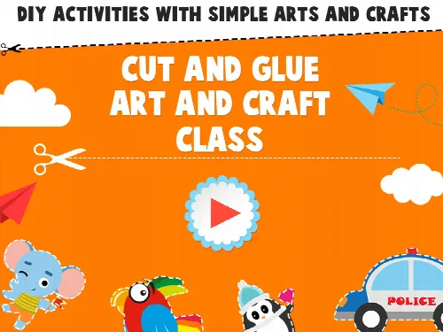 Cut &amp; Glue - Art &amp; Craft Class - Image 1