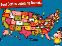 States and Capitals Map Games