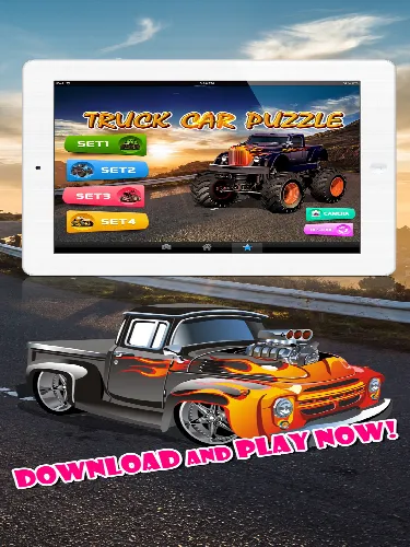 Truck Car Jigsaw Puzzles for Toddlers Games - Image 1