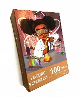 Puzzle Huddle Future Scientist Jigsaw Puzzle - Chemistry Girl - 100 Piece