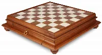 Italfama Tuscan Marble & Tilia Wood Chess Case