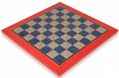 Civil War Blue & Gray High Gloss Deluxe Chess Board - 2.375" Squares - Image 1