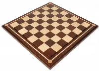 Mission Craft South American Walnut & Maple Solid Wood Chess Board - 2.25" Squares
