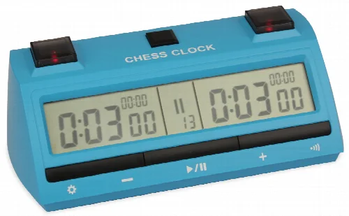 The Chess Store Tournament Digital Chess Clock - Blue - Image 1