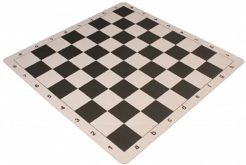 Lightweight Floppy Chess Board Black & Ivory - 2.25" Squares - Image 1