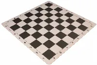 Lightweight Floppy Chess Board Black & Ivory - 2.25" Squares