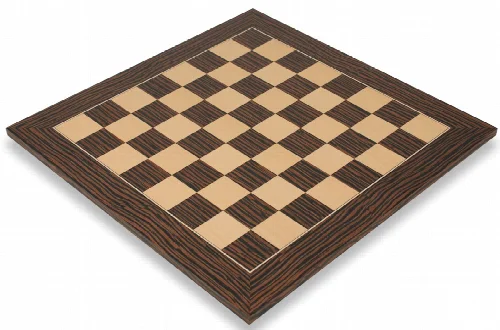 Tiger Ebony & Maple Deluxe Chess Board - 1.5" Squares - Image 1