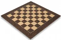 Tiger Ebony & Maple Deluxe Chess Board - 1.5" Squares