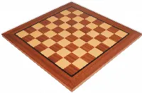 Mahogany & Maple Classic Chess Board - 1.75" Squares