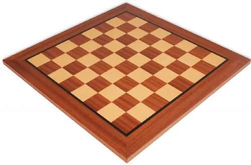 Mahogany & Maple Classic Chess Board - 2" Squares - Image 1