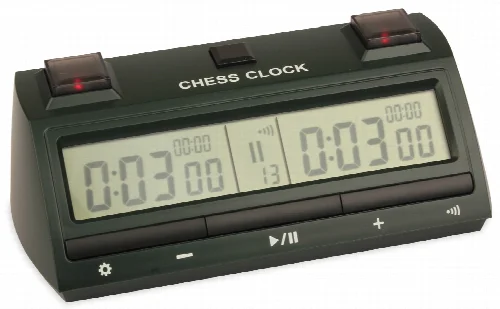 The Chess Store Tournament Digital Chess Clock - Forest Green - Image 1