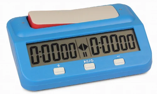 The Chess Store Basic Digital Chess Clock - Blue - Image 1