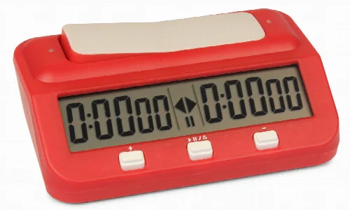 The Chess Store Basic Digital Chess Clock - Red - Image 1