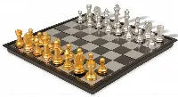 The Chess Store Gold & Silver Folding Magnetic Travel Chess Set - 12.5"