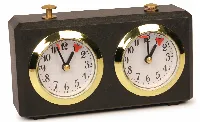 The Chess Store Club Special Analog Chess Clock - Black