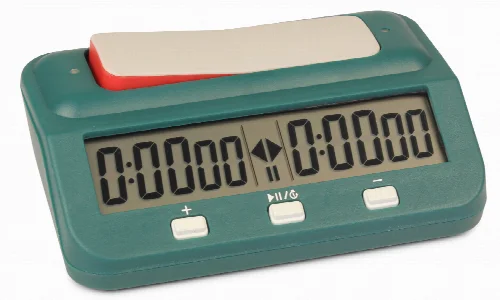 The Chess Store Basic Digital Chess Clock - Green - Image 1