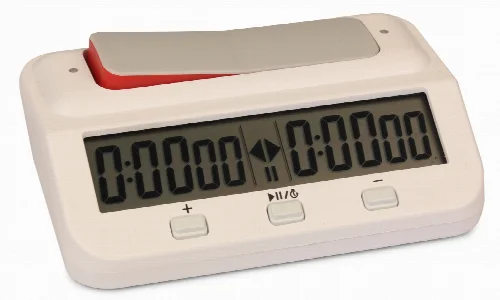 The Chess Store Basic Digital Chess Clock - White - Image 1