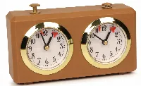 The Chess Store Club Special Analog Chess Clock - Tan