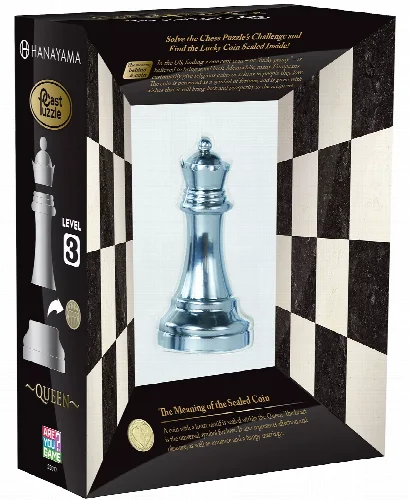 Hanayama Level Chess Queen Cast Puzzle - Level 3 - Image 1