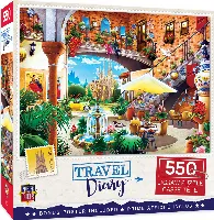 MasterPieces Travel Diary Jigsaw Puzzle - Barcelona - 550 Piece