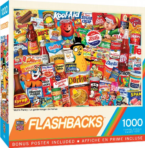 MasterPieces Flashbacks Jigsaw Puzzle - Mom's Pantry - 1000 Piece - Image 1