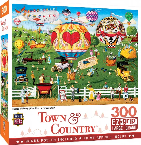 MasterPieces Town & Country Jigsaw Puzzle - Flights of Fancy - 300 Piece - Image 1