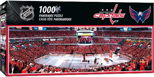 MasterPieces Stadium Panoramic Jigsaw Puzzle - Washington Capitals - Center View - 1000 Piece - Image 1