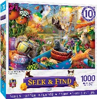 MasterPieces Seek & Find Jigsaw Puzzle - Greenhouse Gone Wild - 1000 Piece