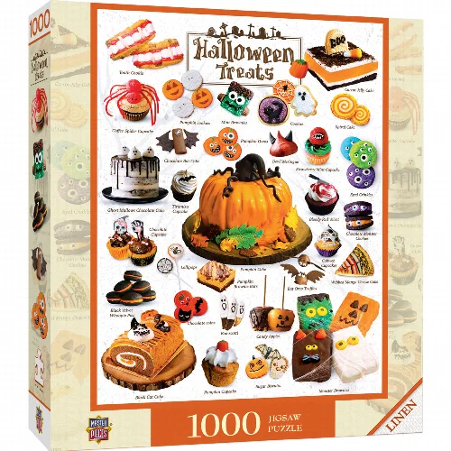 MasterPieces Scrumptious Jigsaw Puzzle - Halloween Treats - 1000 Piece - Image 1