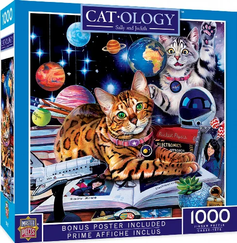 MasterPieces Catology Jigsaw Puzzle - Sally and Judith - 1000 Piece - Image 1