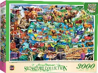 MasterPieces Signature Jigsaw Puzzle - USA National Parks - Manufacturer Defect - 3000 Piece