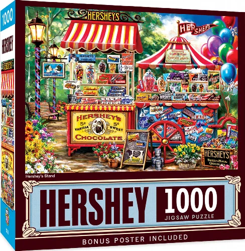 MasterPieces Hershey Jigsaw Puzzle - Stand - 1000 Piece - Image 1