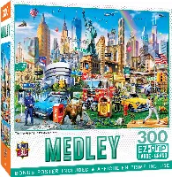 MasterPieces Medley Jigsaw Puzzle - The Big Apple - 300 Piece