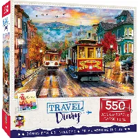 MasterPieces Travel Diary Jigsaw Puzzle - San Francisco Rise - 550 Piece