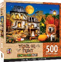MasterPieces Halloween Glow Jigsaw Puzzle - Glow in The Dark - Trick or Treat - 500 Piece
