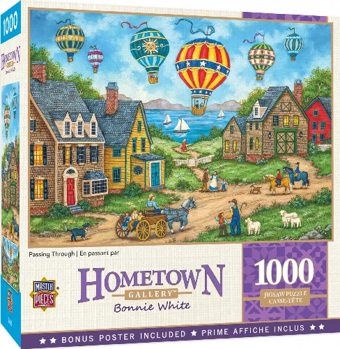 MasterPieces Hometown Gallery Jigsaw Puzzle - Passing Through - 1000 Piece - Image 1