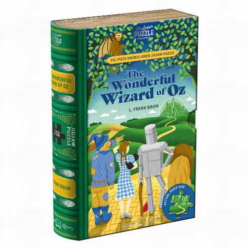 Professor Puzzle L. Frank Baum's The Wonderful Wizard of Oz Double-Sided Jigsaw Puzzle - 252 Piece - Image 1